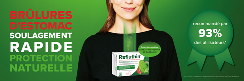 Brûlures d'estomac ? Soulagement rapide et protection naturelle avec Refluthin